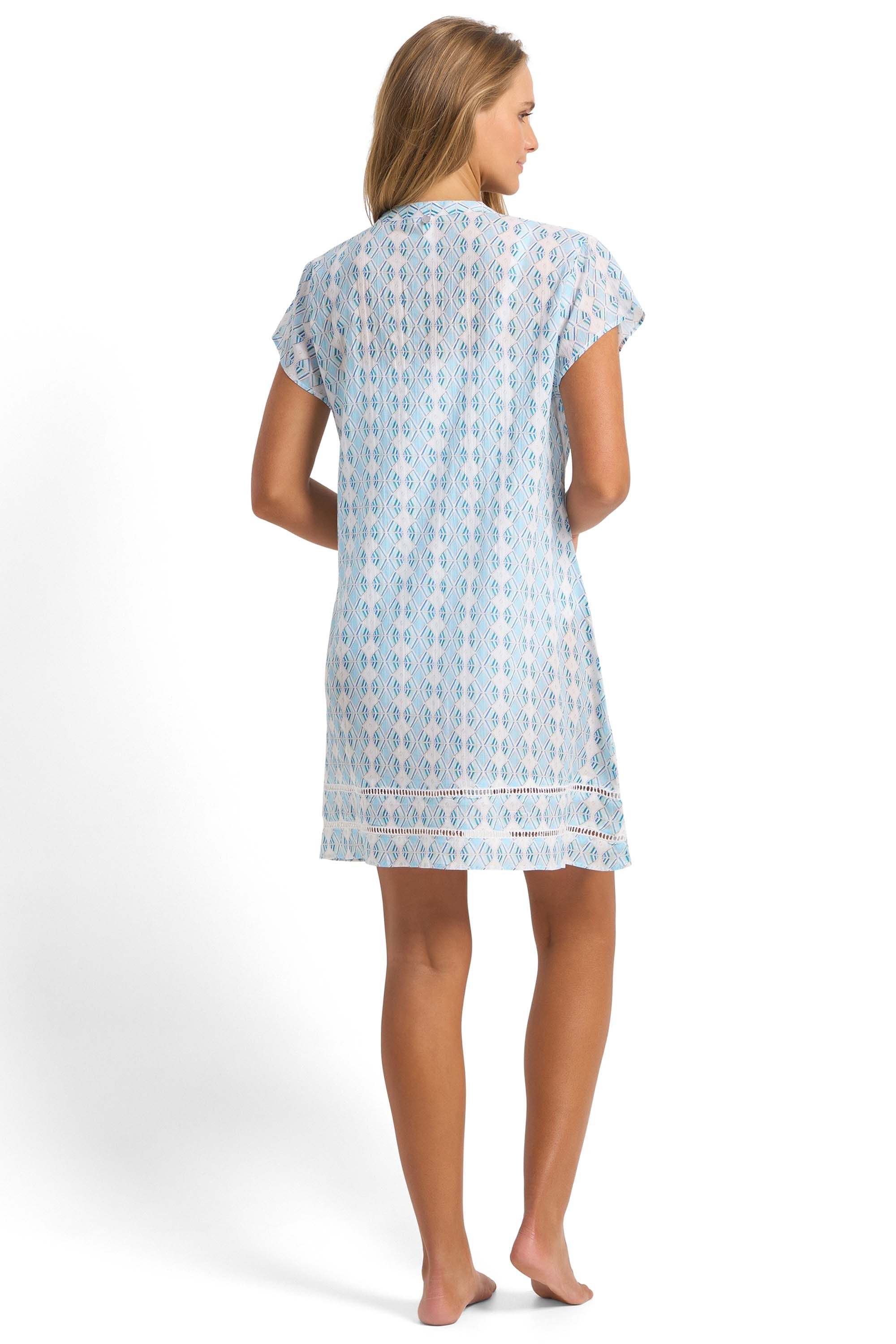 Delight Ladder Oversized Tunic-Ink