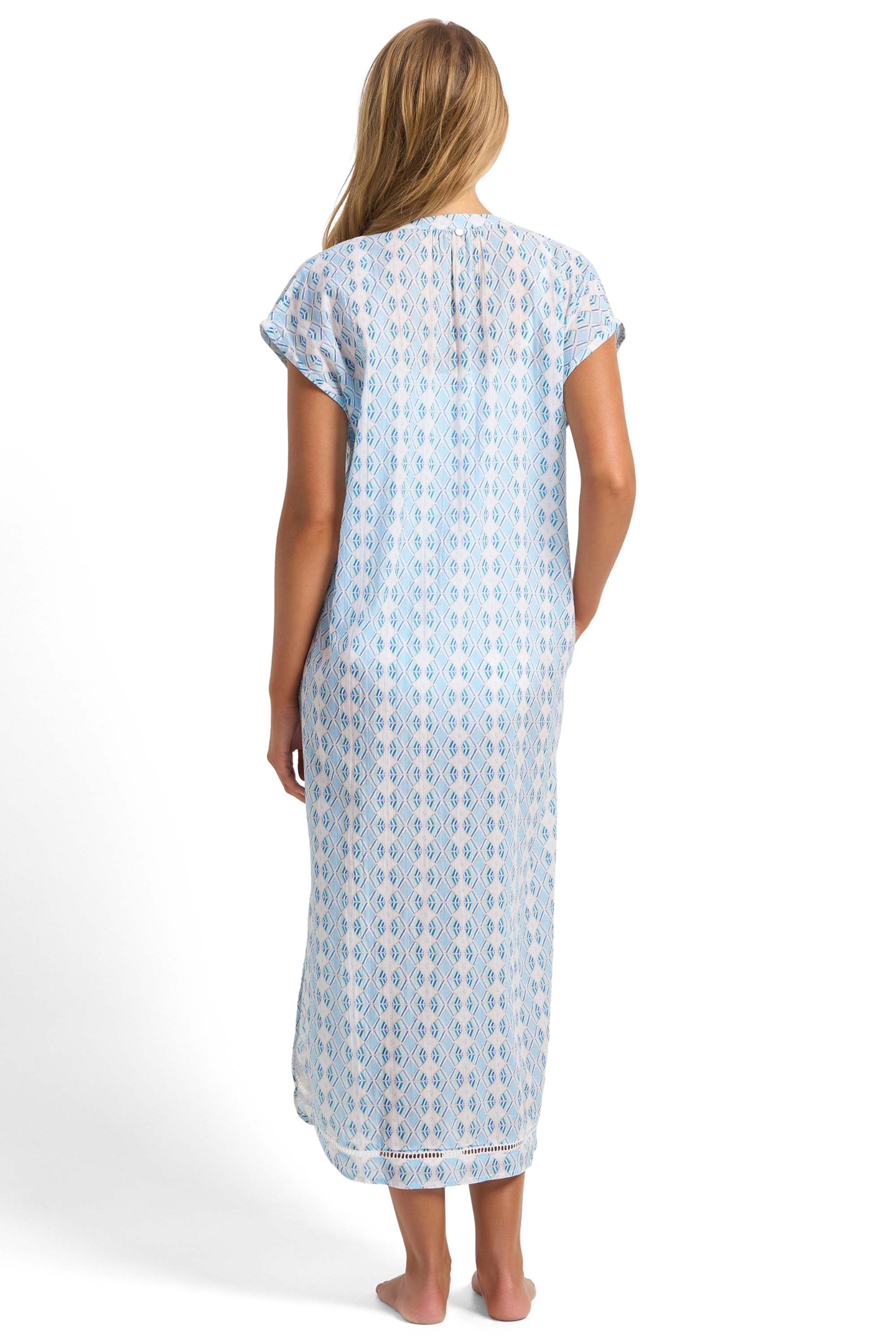 Delight Ladder Soft Maxi Dress-Ink