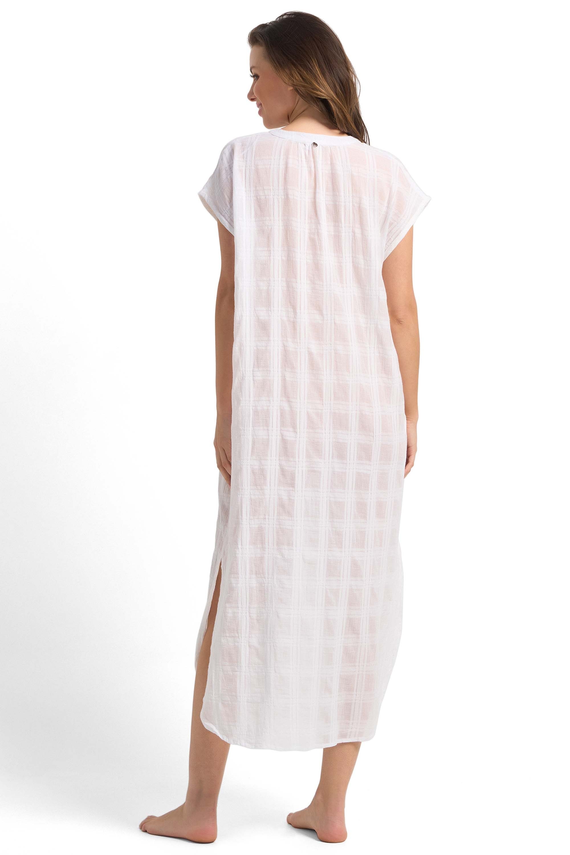 Picnic Soft Maxi Dress-White